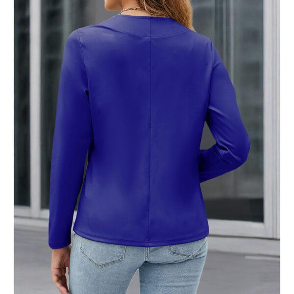 Women Plus Size Casual Blazer Open Front Long Sleeve Work Office Cardigan Jackets - Image 7