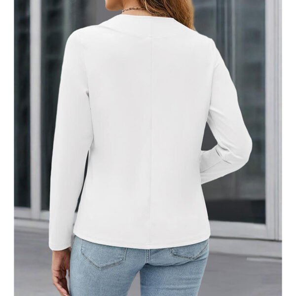 Women Plus Size Casual Blazer Open Front Long Sleeve Work Office Cardigan Jackets - Image 10