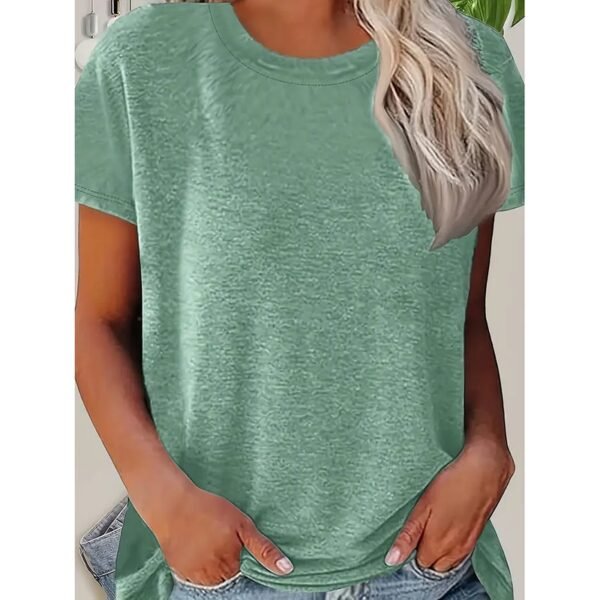 3 Pack Womens Tops Basic Summer Short Sleeve T Shirts Casual Loose Fit Tops 2025 Trendy Clothes - Image 5